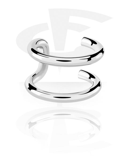 Piercing Nariz Acero Quirúrgico 316L - Plateado, Dorado O Negro, 1mm Grosor