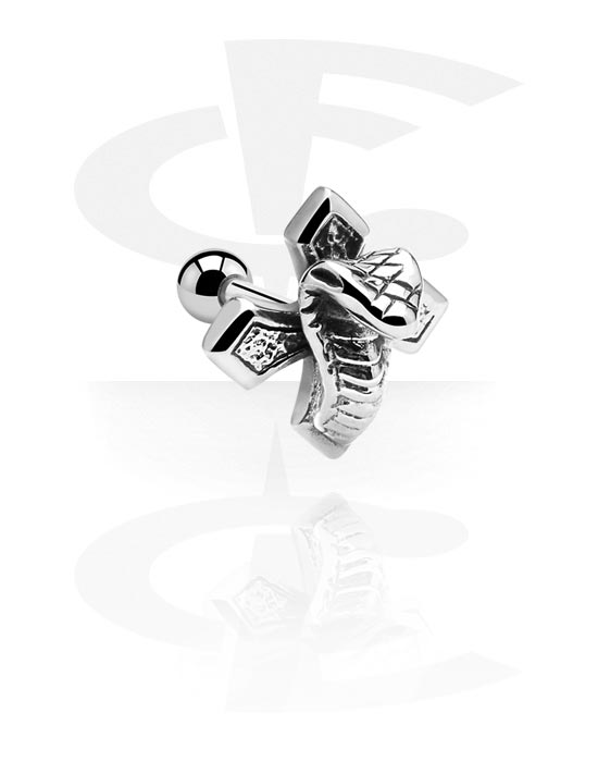 Helix & Tragus, Traguspiercing, Chirurgisch staal 316L