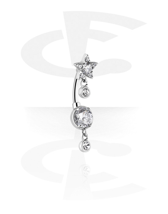 Piercing Ombelico Banana Con Cristallo E Ciondolo Pigna - Foto 6