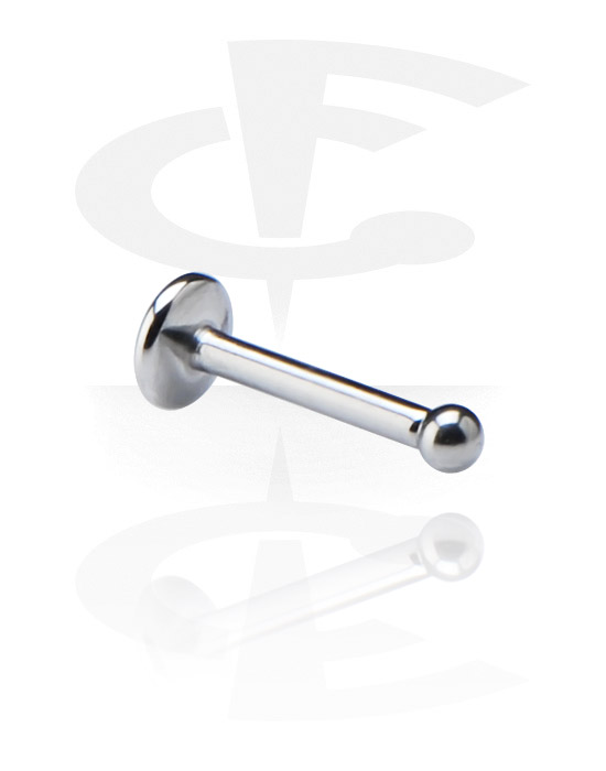 Labretter, Internally Threaded Micro Labret with Ball, Surgical Steel 316L