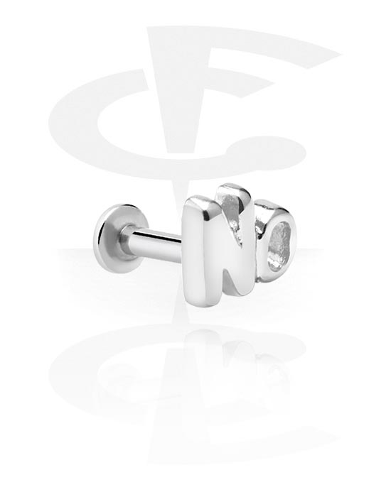 Labrety, Internally Threaded Labret, Surgical Steel 316L