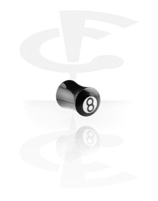 Tunnel & Plugs, Plain and Inlaid Plug, Organisches Material