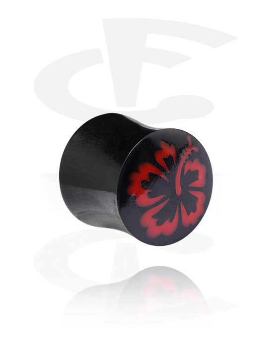 Tunnels & Plugs, Double Flared Plug, Horn