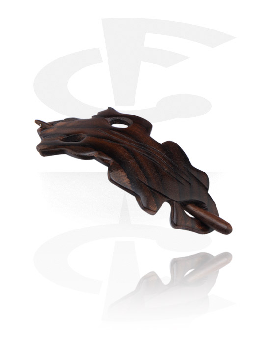 Håraccessories, Hair Clip, Wood