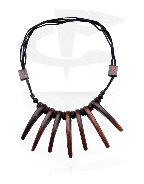 Halsband, Necklace, Wood