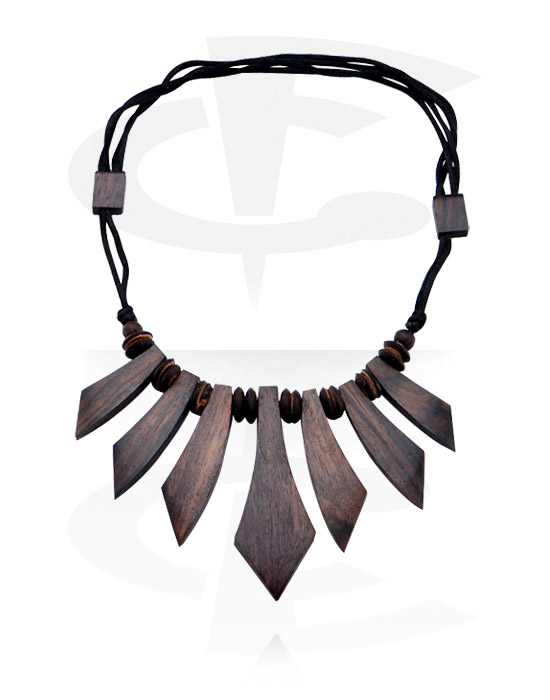 Halsband, Necklace, Wood