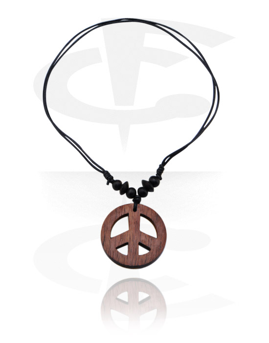 Halsband, Necklace with Pendant, Wood