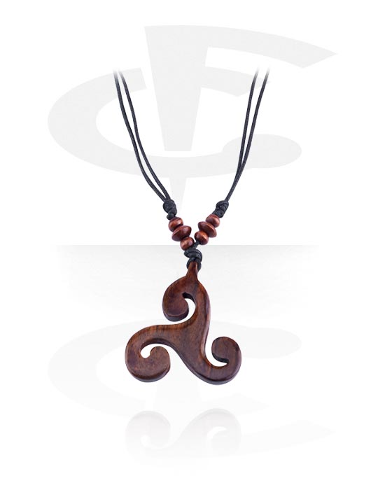 Náhrdelníky, Necklace with Pendant, Wood