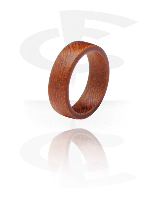 Anéis, Ring, Teak Wood