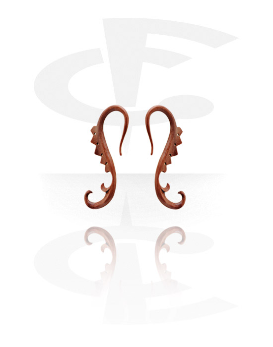 Accessoires pour étirer, Claw Earring, Rosewood
