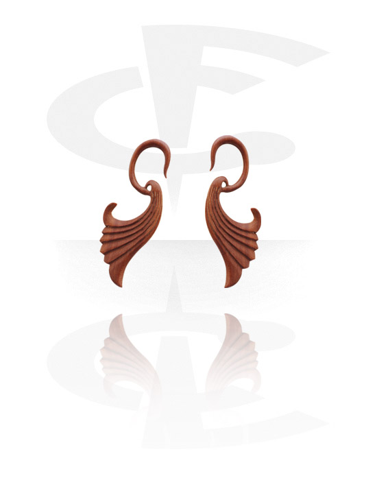 Accessoires pour étirer, Claw Earring, Rosewood