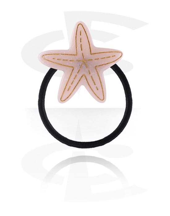 Accessoires pour les cheveux, Bandeau pour les cheveux avec motif étoile de mer, Élastique, Acrylique