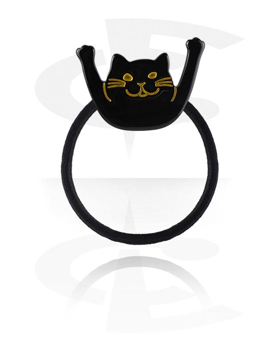 Accesorios para el pelo, Diadema con diseño de gato, Banda elástica, Acrílico