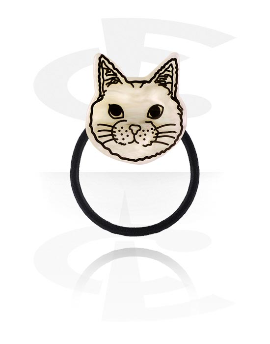 Hair Accessories, Hair Band with cat design, Elastic Band, Acrylic