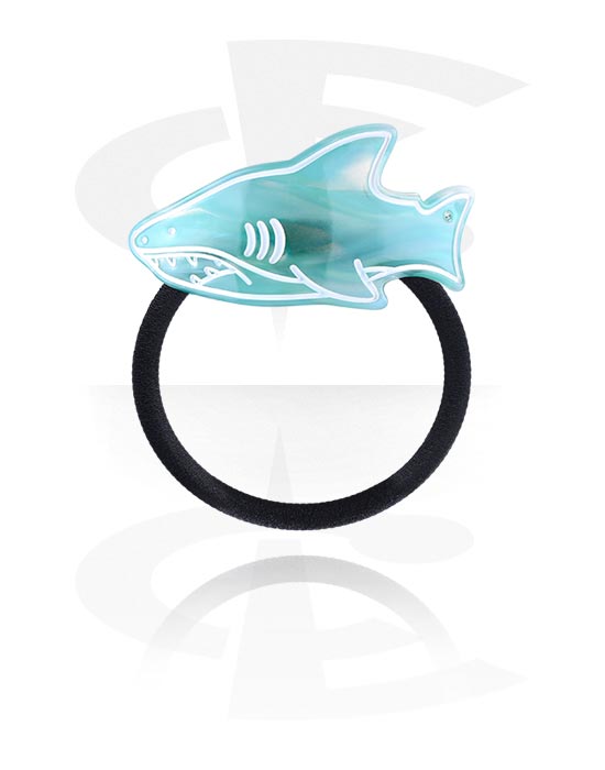 Accesorios para el pelo, Diadema con diseño tiburón, Banda elástica, Acrílico
