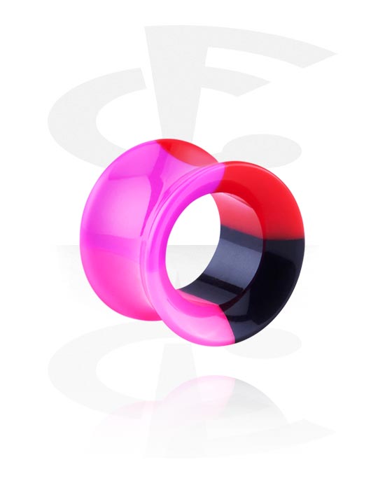 Tunnels & Plugs, Double flared tunnel (acrylic, various colors), Acrylic
