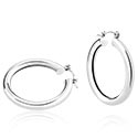 Boucles d'oreilles, Hoop earrings, Acier chirurgical 316L, Laiton plaqué