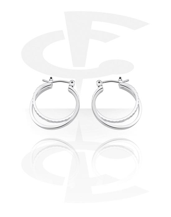 Earrings, Studs & Shields, Earrings, Surgical Steel 316L, Plated Brass