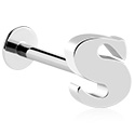 Labrety, Labret (surgical steel, silver, shiny finish), Chirurgická oceľ 316L
