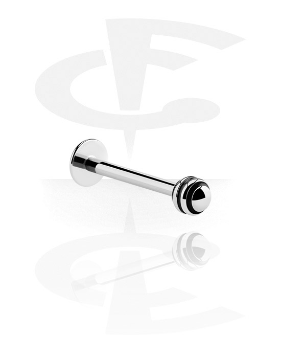 Labrety, Labret (surgical steel, silver, shiny finish), Stal chirurgiczna 316L
