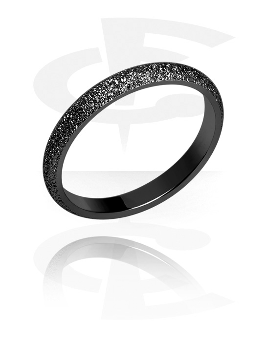 Ringe, Ring med glitter, Kirurgisk stål 316L