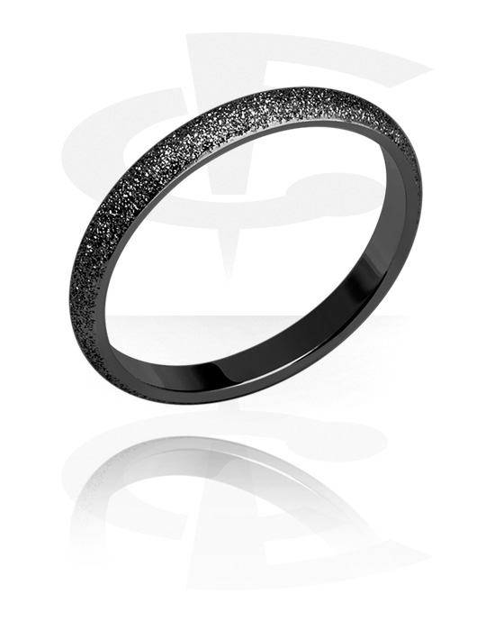 Ringen, Ring met glitter, Chirurgisch staal 316L
