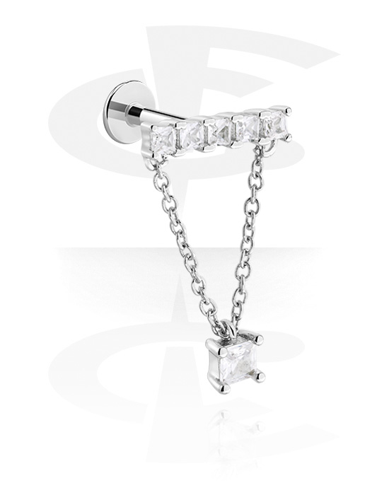 Labret with chain