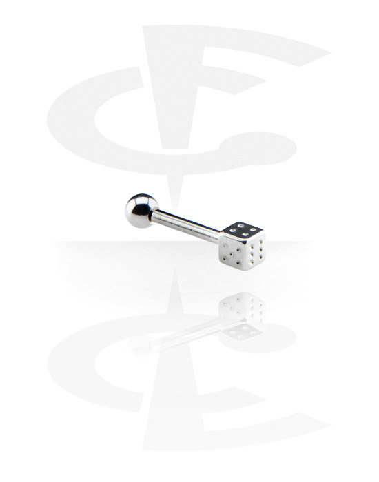 Činky, Barbell with Die, Surgical Steel 316L