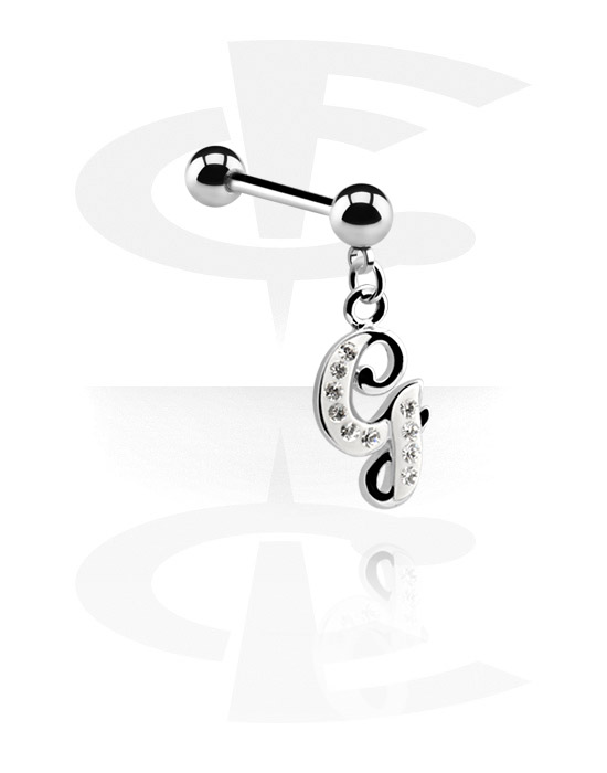 Sztangi, Barbell with Charm, Surgical Steel 316L