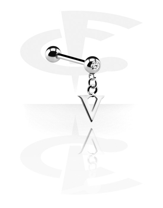 Barbellek, Barbell with Charm, Surgical Steel 316L