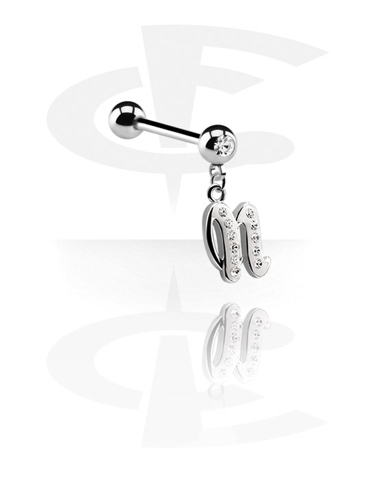 Barbells, Barbell with Charm, Surgical Steel 316L