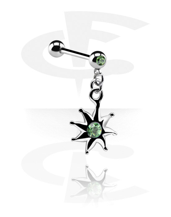 Barbells, Barbell with Charm, Surgical Steel 316L