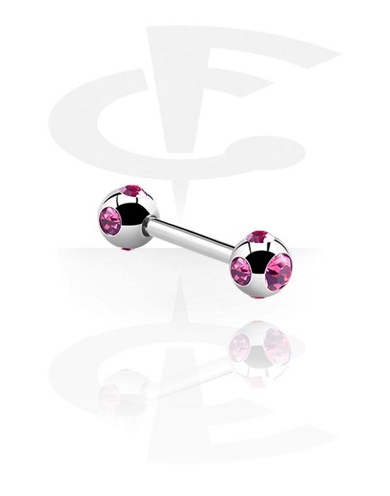 Sztangi, Barbell with Tiffany-Balls, Surgical Steel 316L