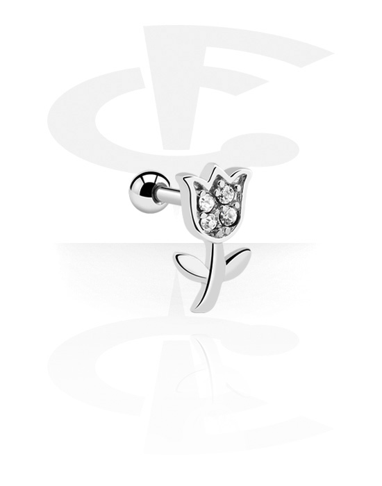 Helix & Tragus, Helix Piercing<br/>[Surgical Steel 316L], Surgical Steel 316L