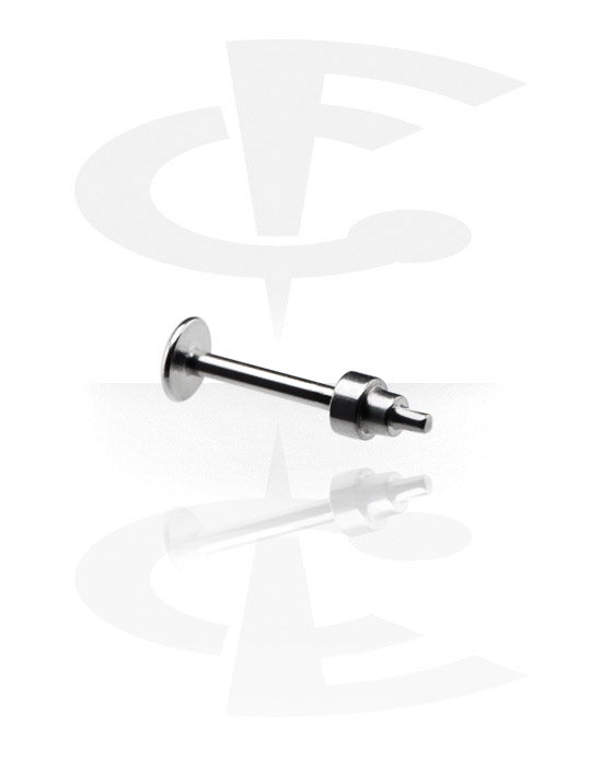 Labrets, Micro Labret with Mini Dum, Surgical Steel 316L