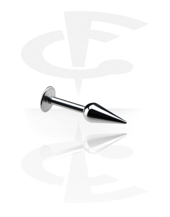 Labretter, Micro Labret with Round Spike, Surgical Steel 316L