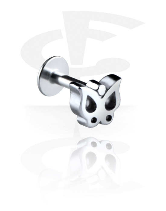Labrety, Micro Labret with Steel Cast Attachment, Surgical Steel 316L