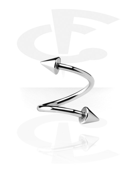 Spiraalikorut, Micro Spiral with Cones, Surgical Steel 316L