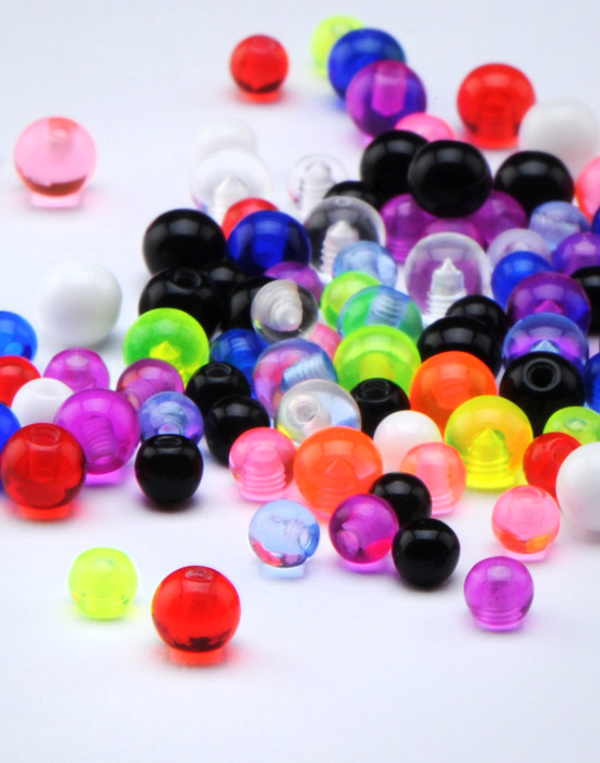 Szuper kiárusítás csomagok, Micro Balls for 1.2mm Pins, Acrylic