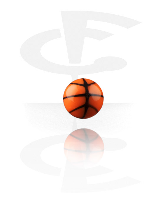 Guľôčky, štipce a ďalšie, Basketbalová lopta s 1,2 mm závitom, Acryl