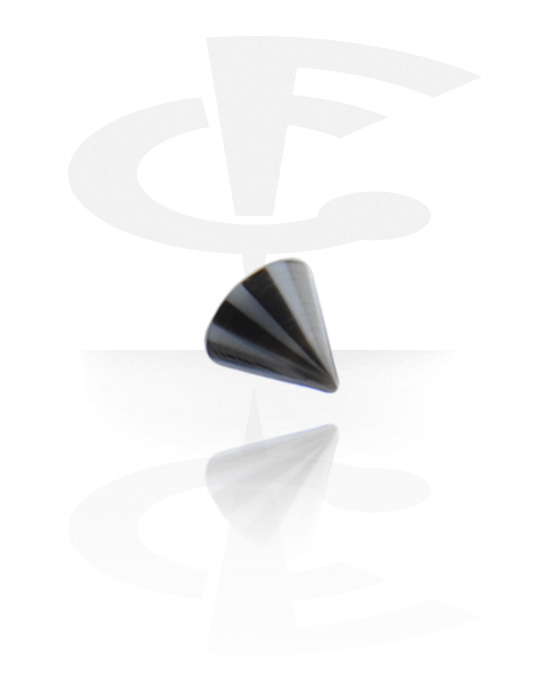 Boules, barres & plus, Micro Multistriped Cone, Acryl