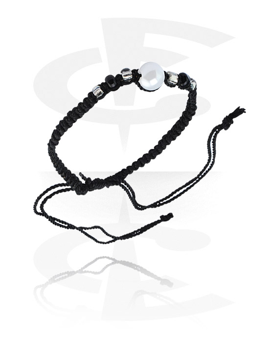 Bransolety, Bracelet with Beads, Full Nylon D18