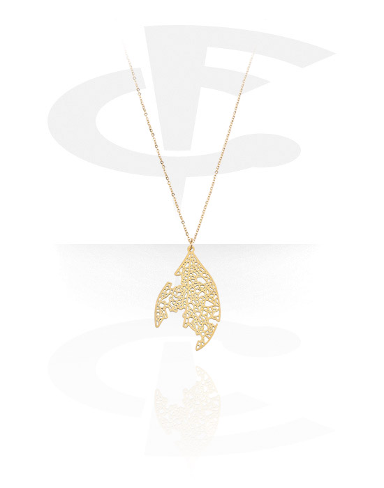 Necklaces, Fashion Necklace, Gold Plated Surgical Steel 316L