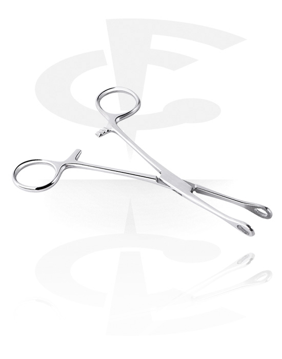 Strumenti & accessori, Pinza per piercing all´ombelico, Acciaio chirurgico 316L