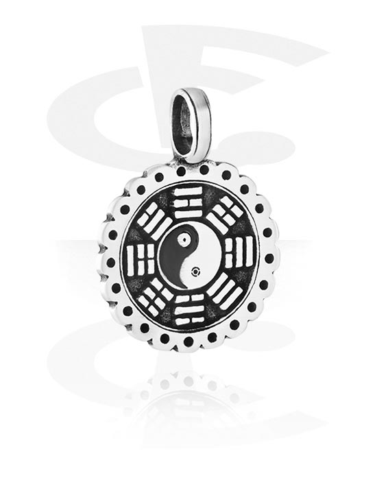 Pendentifs, Pendentif avec motif le yin et le yang, Étain