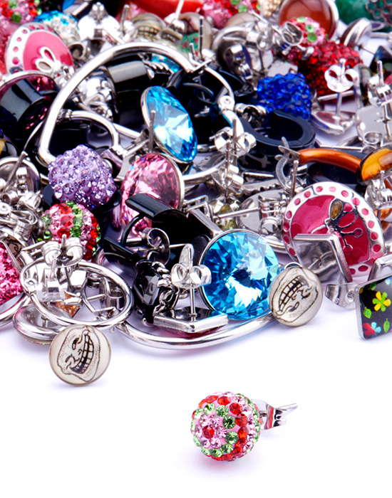 365 Sleepers 316L Acciaio Chirurgico 16G Incernierato Gemma Cuore - Foto 10