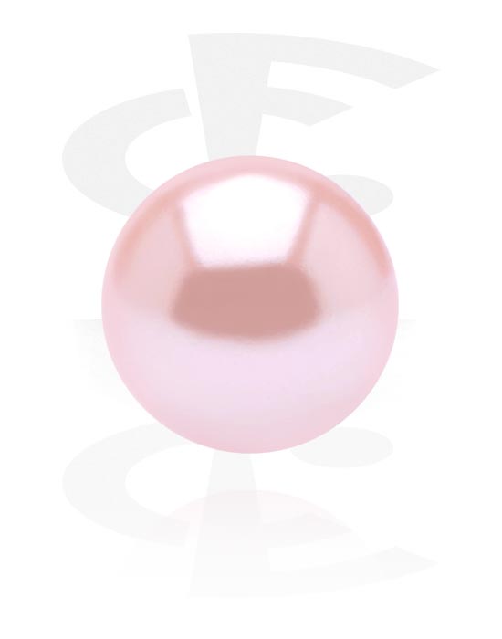 Guľôčky, štipce a ďalšie, Guľôčka pre tyčinky so závitom (syntetická perleť, rôzne farby), Perly