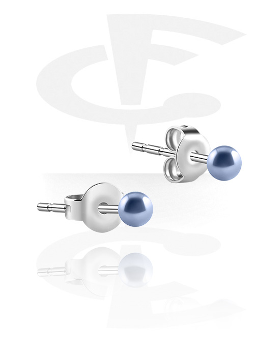 Earrings, Studs & Shields, Ear Studs, Surgical Steel 316L, Acrylic