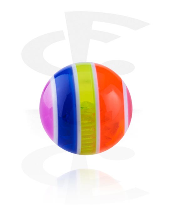 Kulor, stavar & mer, Ball for 1.6mm threaded pins (acrylic, various colours), Akryl