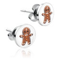 Pendientes, Pendientes con diseño navideño, Acero quirúrgico 316L
